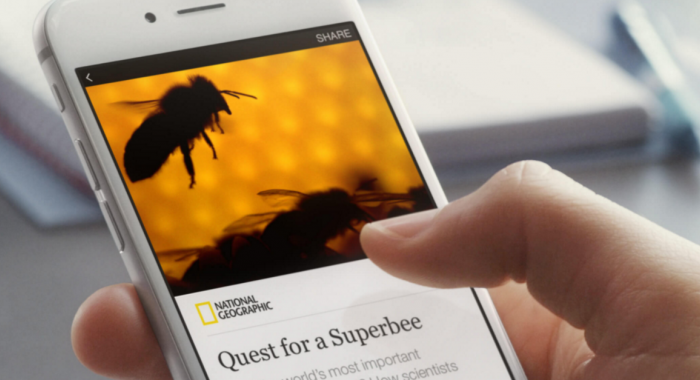 Facebook Instant Articles on Mobile Web