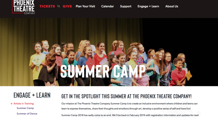 The Phoenix Theatre Company Website Website Launch: The Phoenix Theatre Company