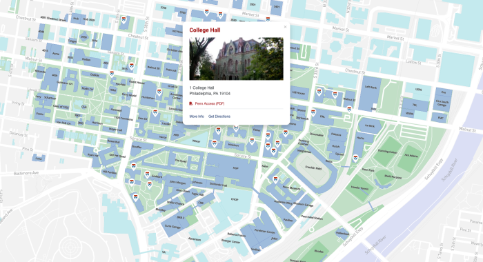 Penn Campus Map Penn Campus Map
