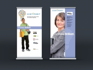 Certiport Trade Show Banners