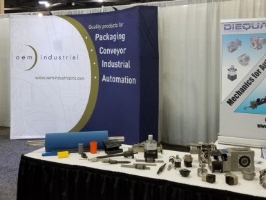 OEM packing, conveyor, industrial, automation trade show booth
