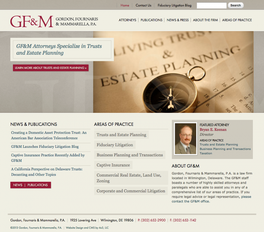 GF&M Law Firm Home Page
