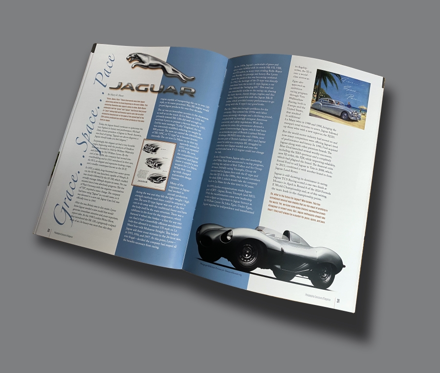 Philadelphia Concours d'Elegance Program Feature Spread