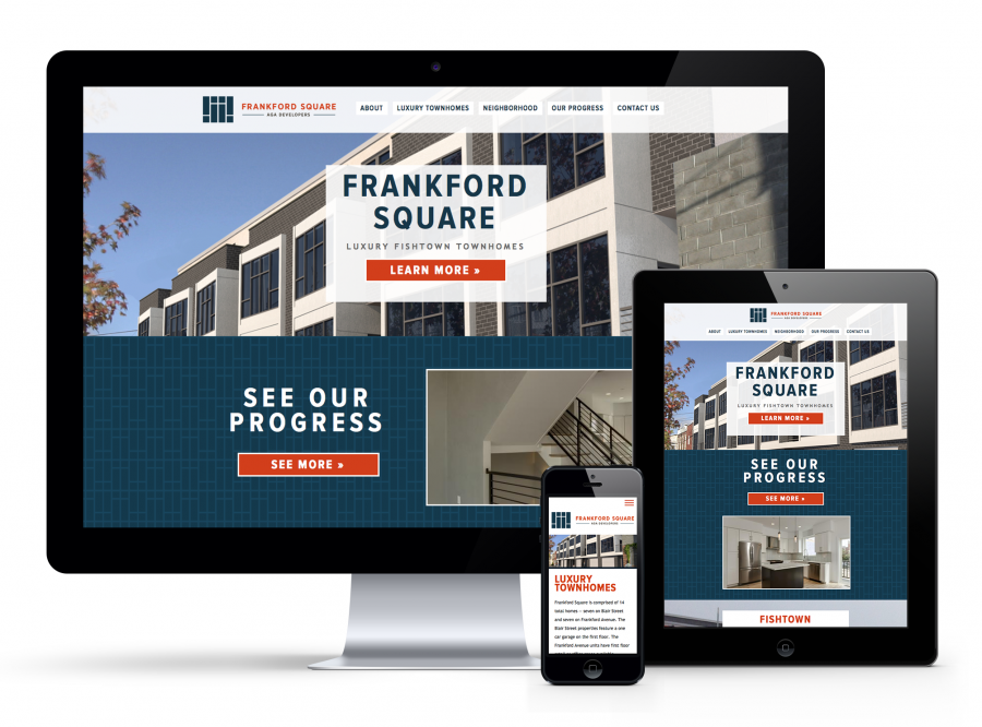 Frankford Square Responsive Website