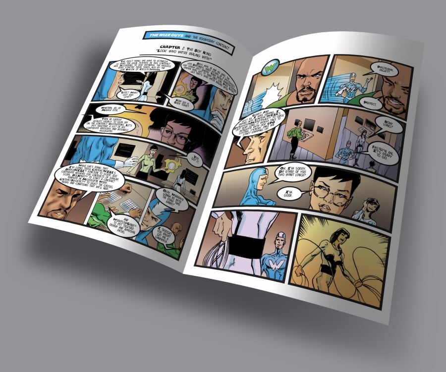 Revitas WIZE Guys Comic book Chapter 2 Spread
