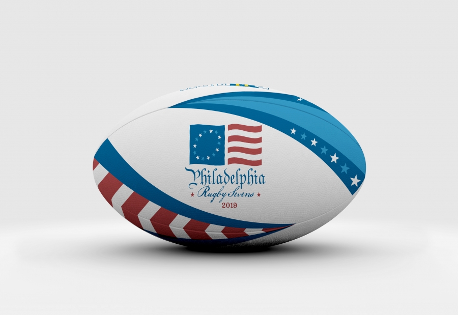 Philly 7s Rugby Tournament: Custom Rugby Ball