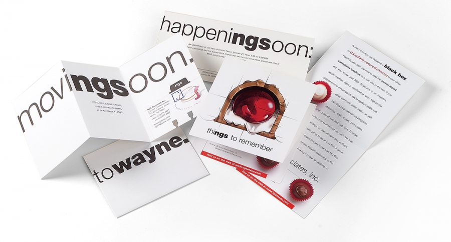Moving Announcement, Custom Print Design and Direct Mailer