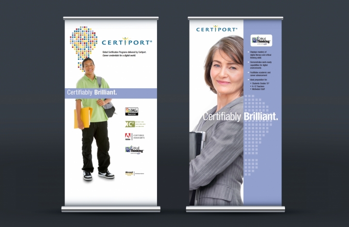 Certiport Trade Show Banners
