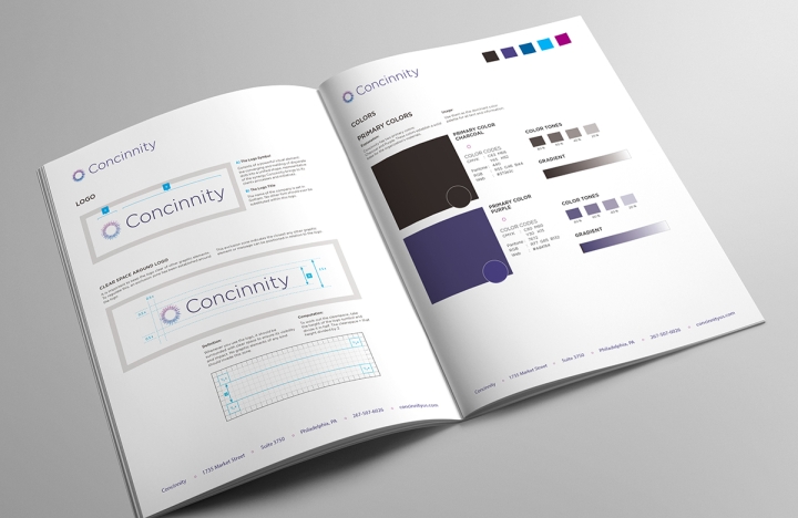 Brand Standards Manual for Concinnity Concinnity Brand Standards Manual Logo and Color Palette